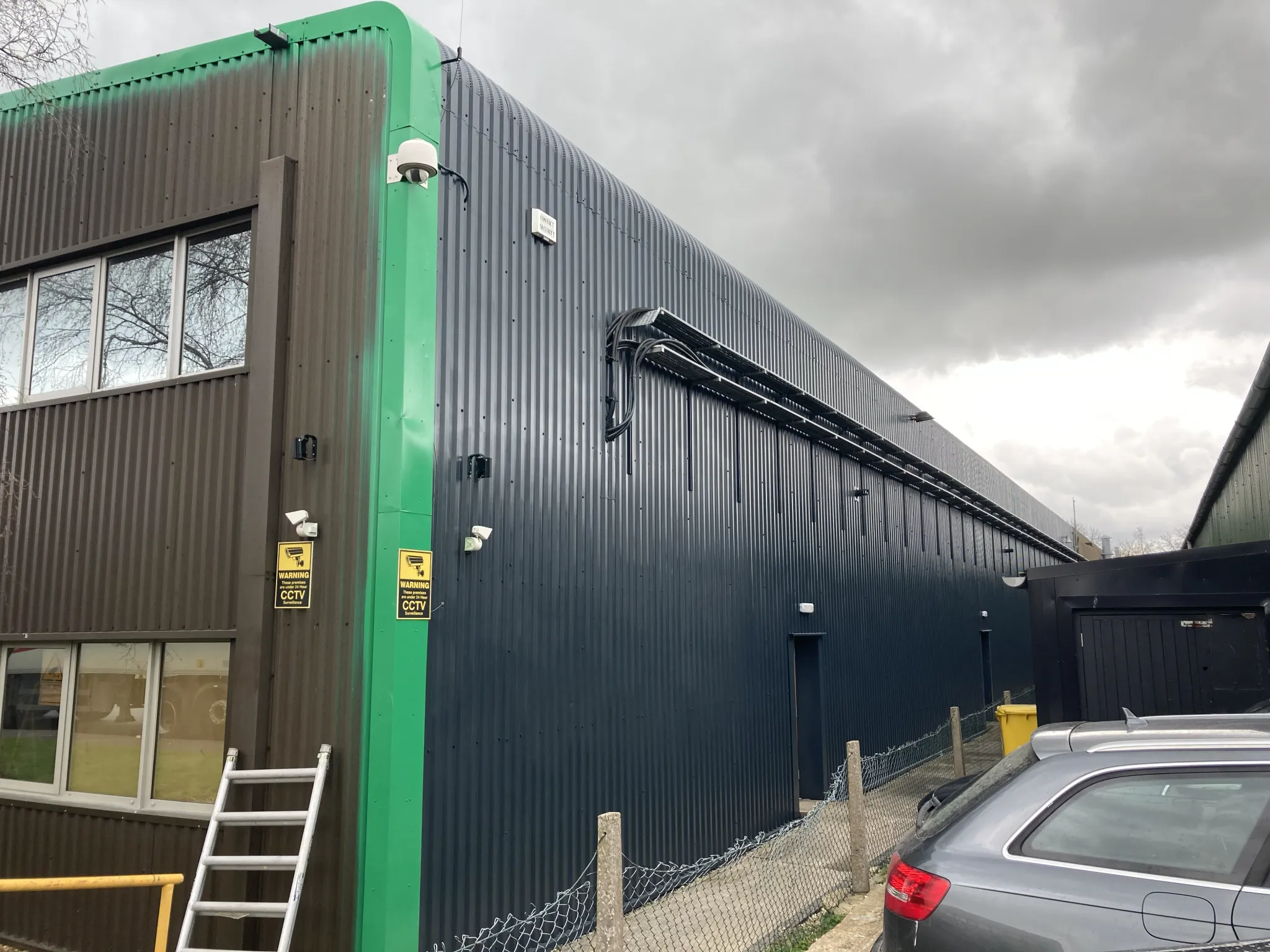 Commercial cladding spraying contractors in Hythe