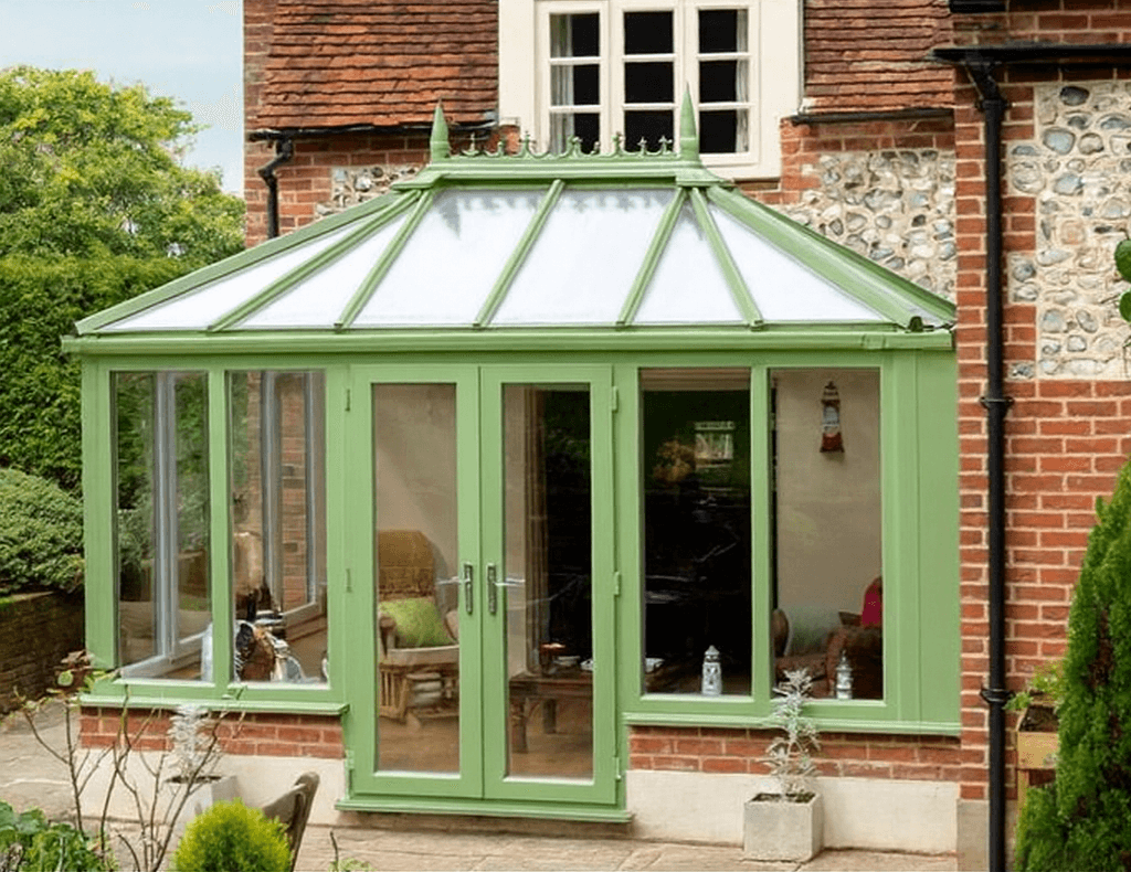 UPVC Spraying project in Hythe: UPVC spraying team delivering an exterior finish